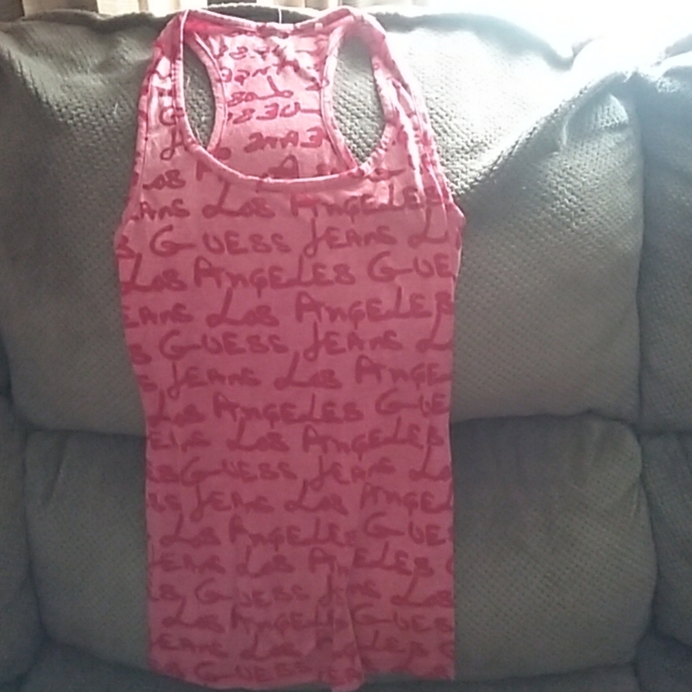 Cute guess tank top